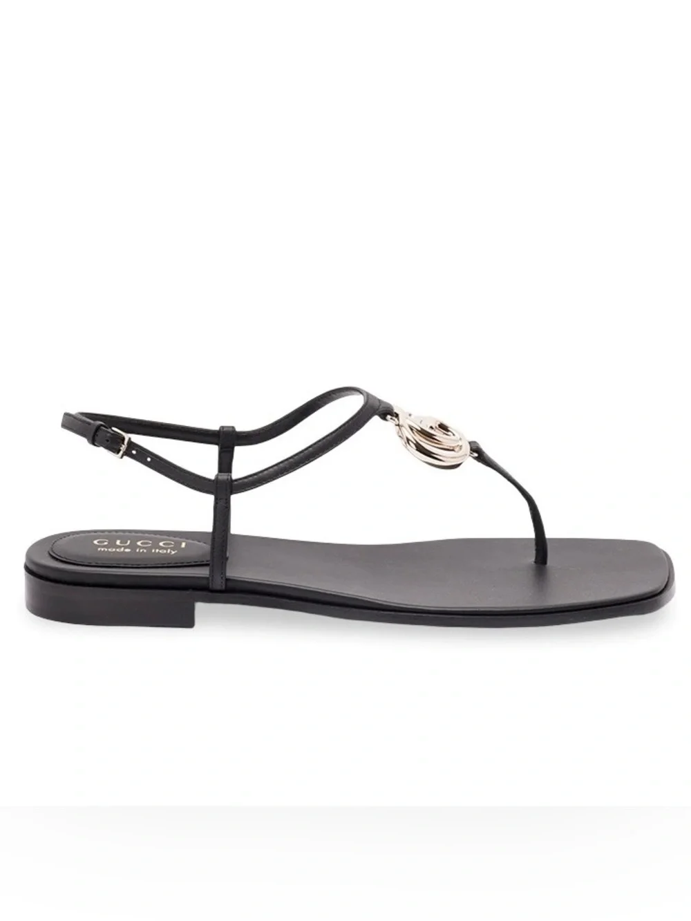 GUCCI Marmont GG logo thong sandals - Picture 2 of 6
